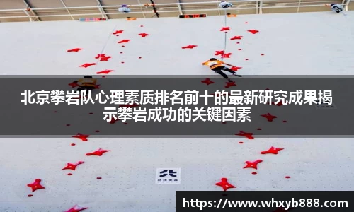 北京攀岩队心理素质排名前十的最新研究成果揭示攀岩成功的关键因素